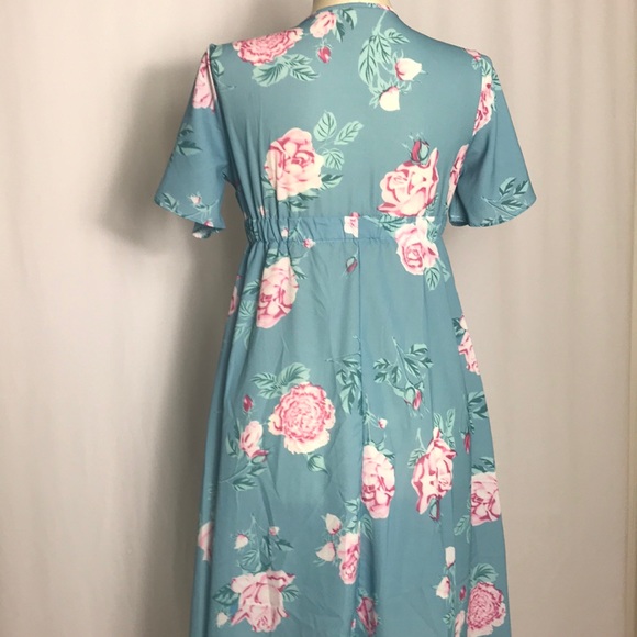 🌻 3/25 🌻 Lowcut Maternity Boho Floral Dress NWOT - Picture 6 of 6